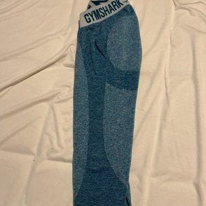 Gymshark Flex Contour Cropped Leggings Blue Small